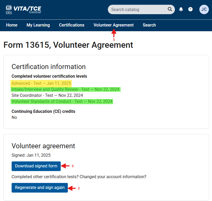 Step-by-step instructions to submit proper documentation